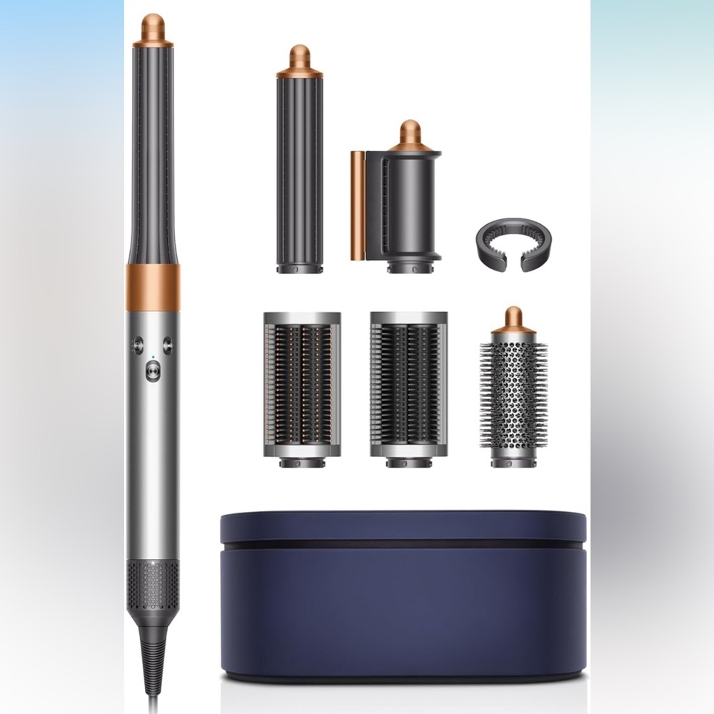 DYSON Airwrap Multi-Styler Complete Long Hair Tool Set Nickel/ Copper